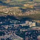 Blick auf das Textilviertel von Augsburg