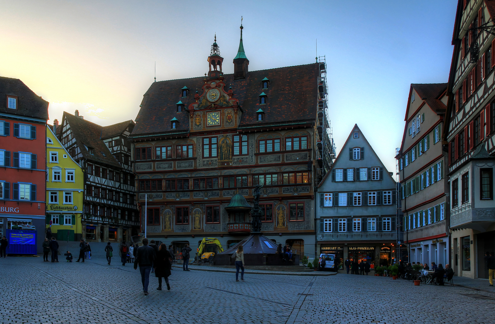 Blick auf das Tübinger Rathaus