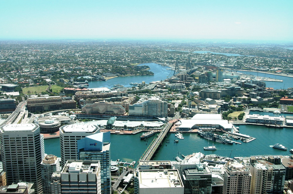 Blick auf das unendliche Sydney