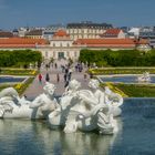 Blick auf das Untere Belvedere in Wien