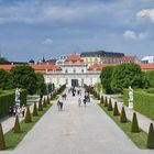 Blick auf das untere Schloss Belvedere