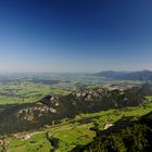 Blick auf das Vilstal Forggensee und Hopfensee