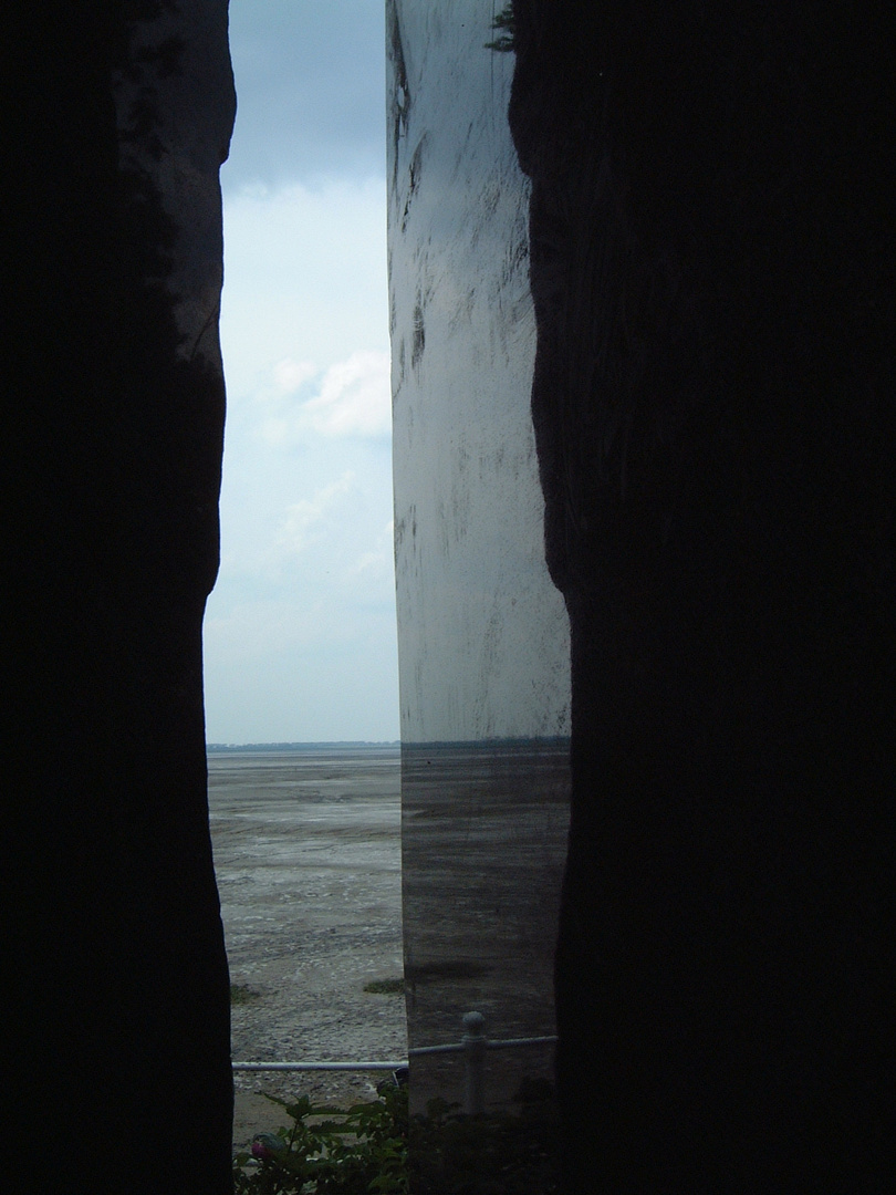 Blick auf das Wattenmeer bei Dangast