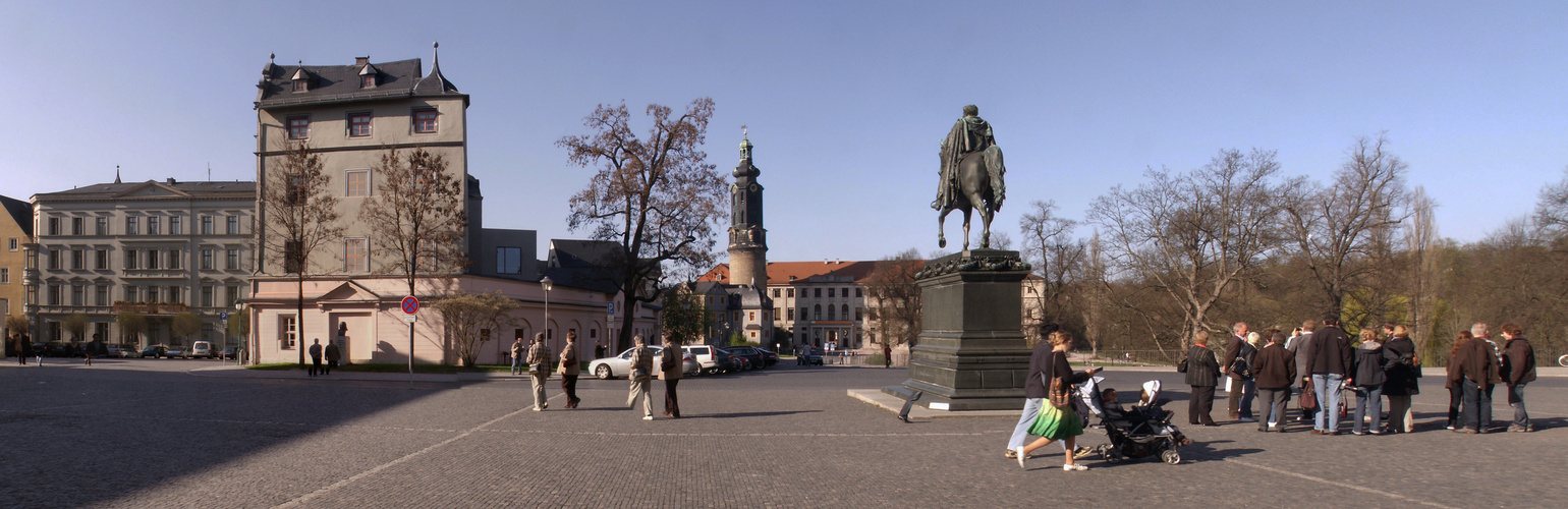 Blick auf das Weimarer Stadtschloss