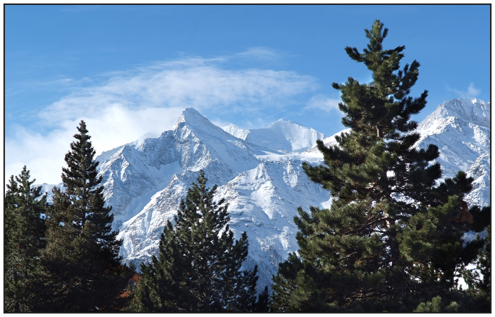 Blick auf das Weisshorn