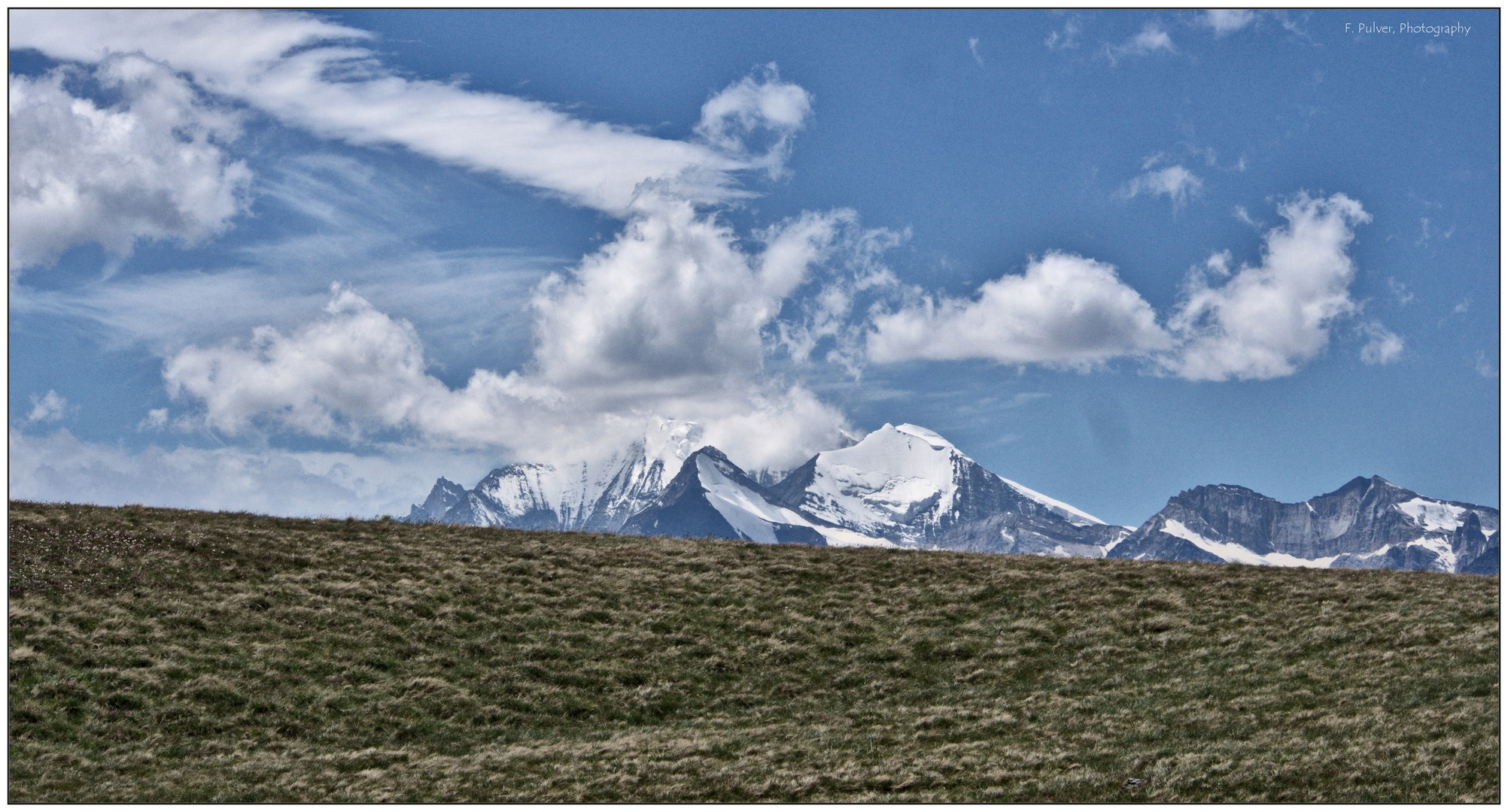 Blick auf das Weisshorn, Kanton Wallis / CH