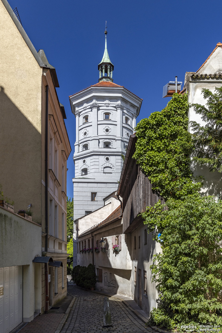 Blick auf das Wertachbrucker Tor