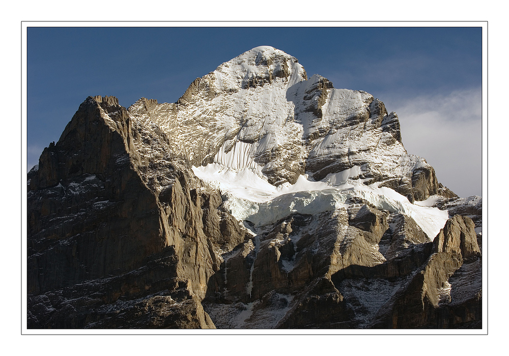 Blick auf das Wetterhorn (3.692 m.ü.M.)
