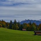 Blick auf das Wettersteingebirge