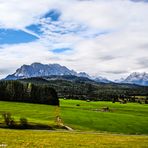 Blick auf das Wettersteinmassiv