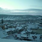 *~-Blick auf das winterliche Rudolstadt von Schloss Heidecksburg aus-~*