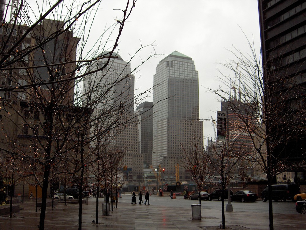 Blick auf das "World Financial Center" am Ground Zero