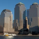 Blick auf das "World Financial Center" an der Südspitze Manhattans