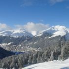 Blick auf Davos