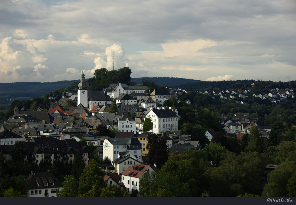 Blick auf dem Arnsberger Schlossberg
