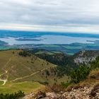 Blick auf dem Chiemsee, von der Kampenwand