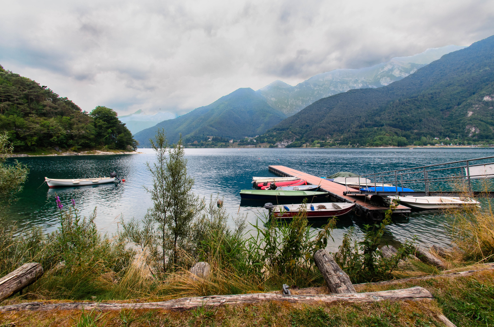 Blick auf dem Lago di Ledro