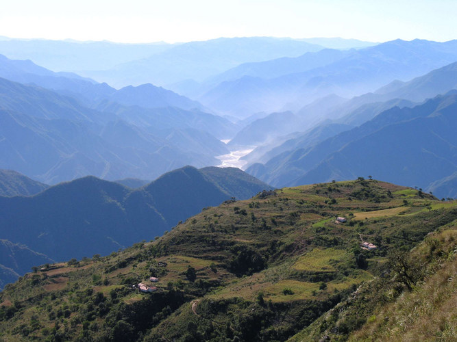 Blick auf dem Río Pilaya