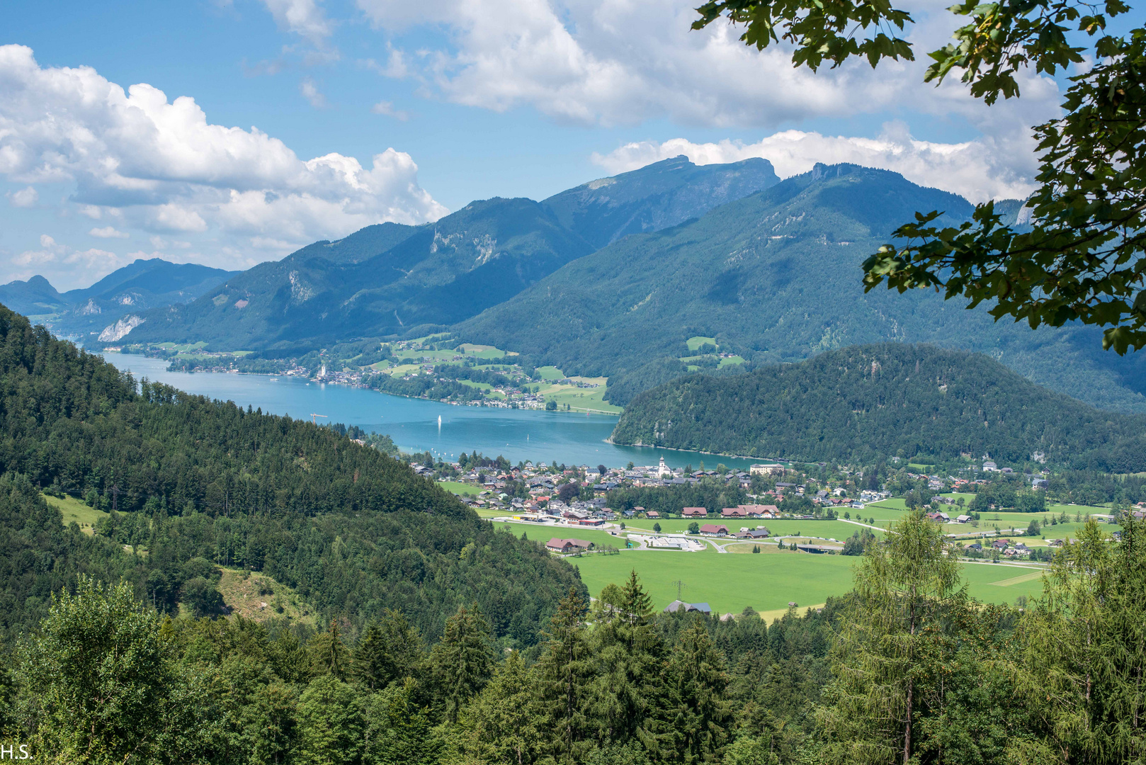 Blick auf dem Wolfgangsee