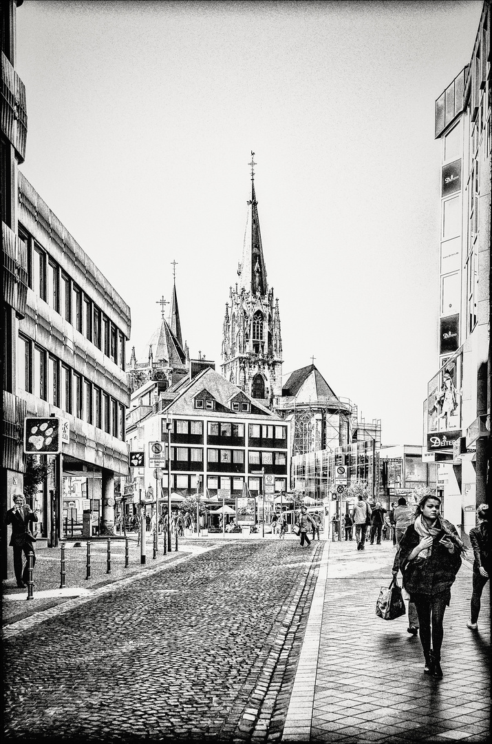  Blick auf den Aachener Dom