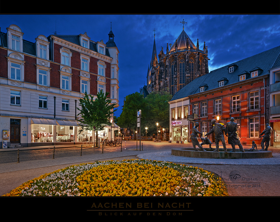 Blick auf den Aachener Dom