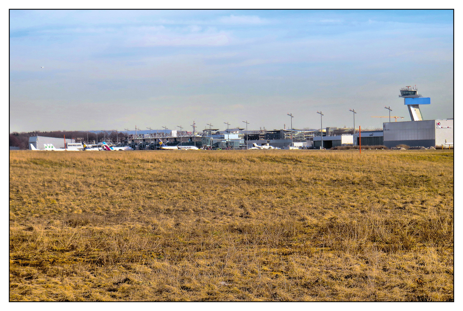 Blick auf den Airport