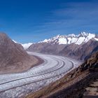 Blick auf den Aletschgletscher