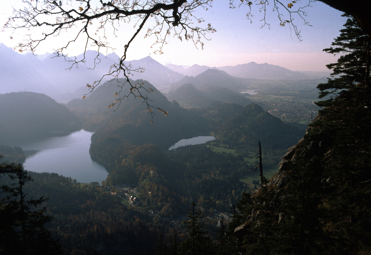 Blick auf den Alpsee im Ostallgäu bei Füssen