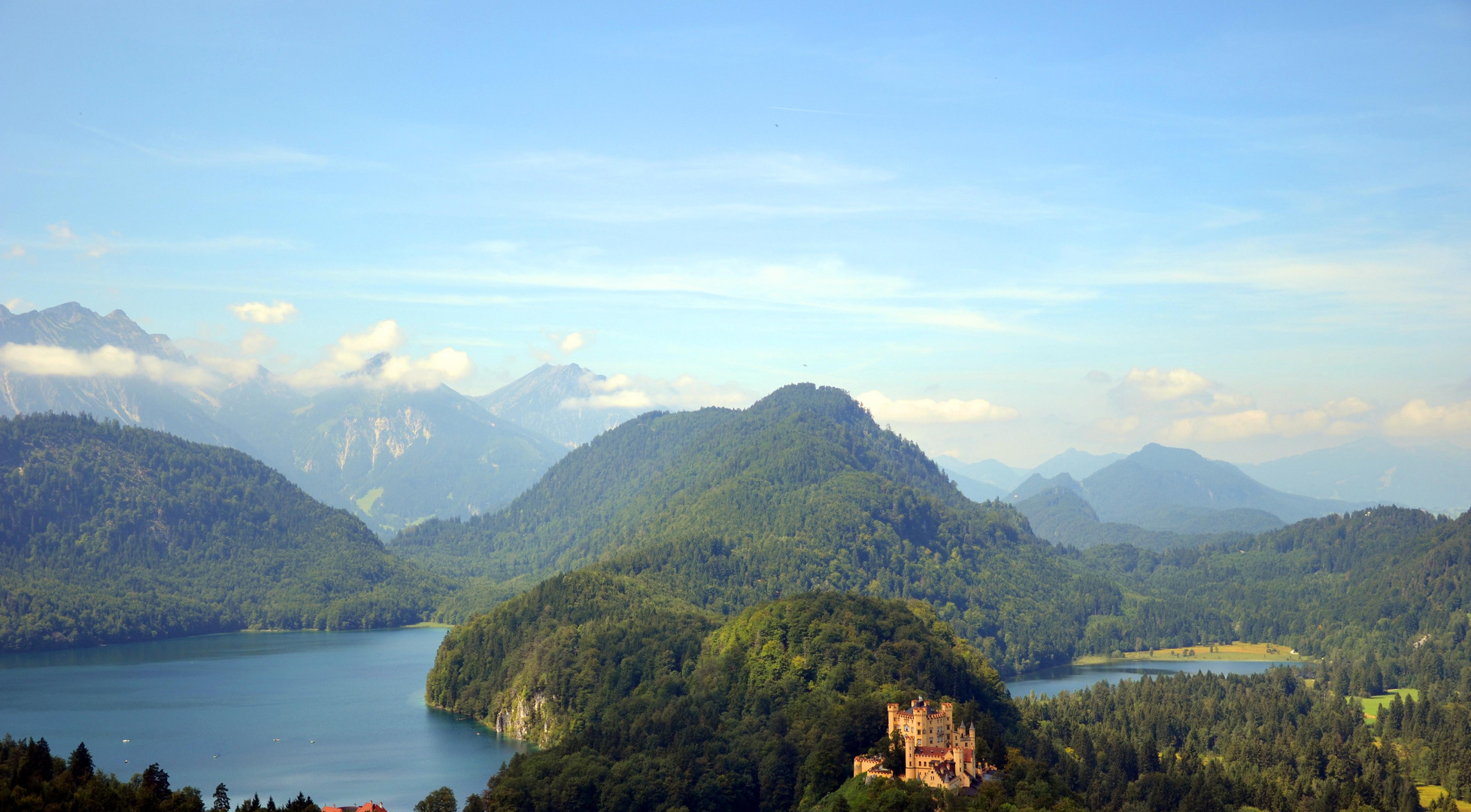 Blick auf den Alpsee in Hohenschwangau