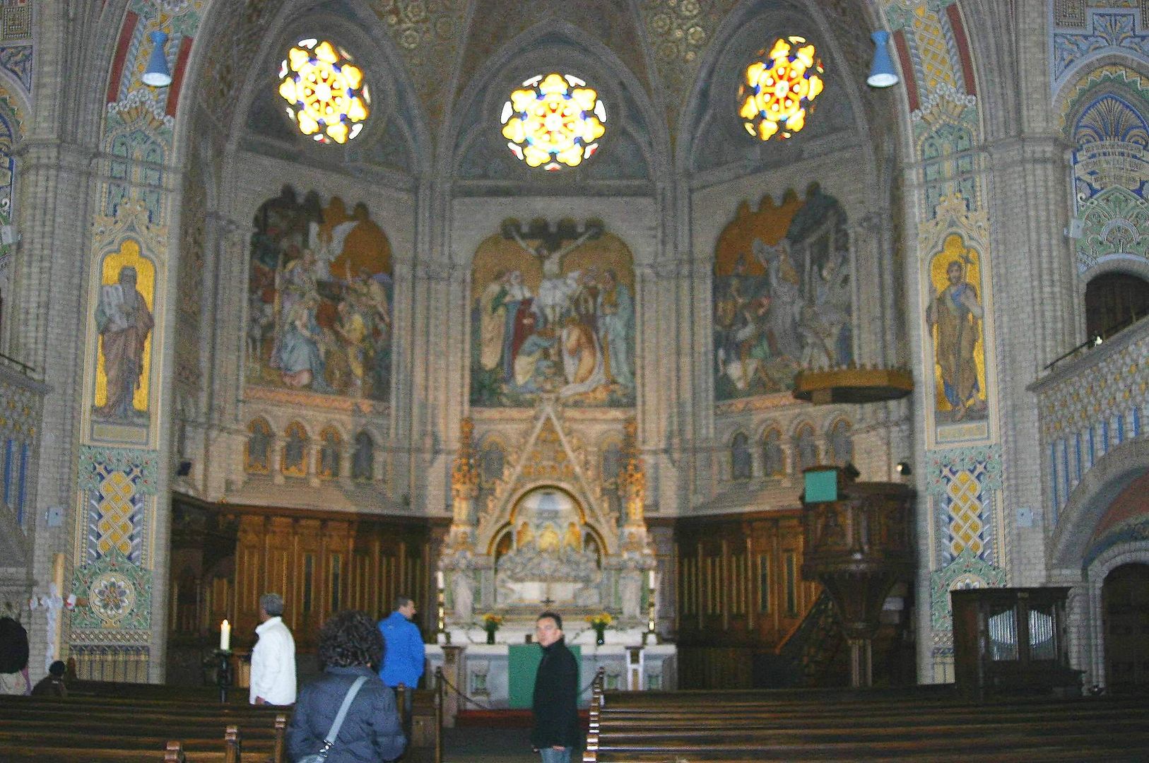 Blick auf den Altar der Brüderkirche