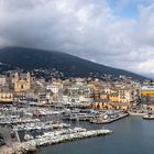 Blick auf den alten Hafen von Bastia