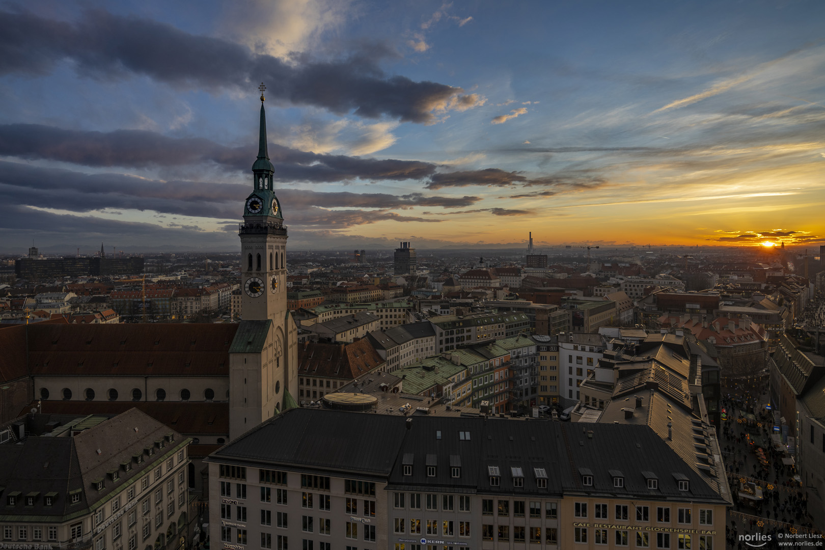 Blick auf den alten Peter