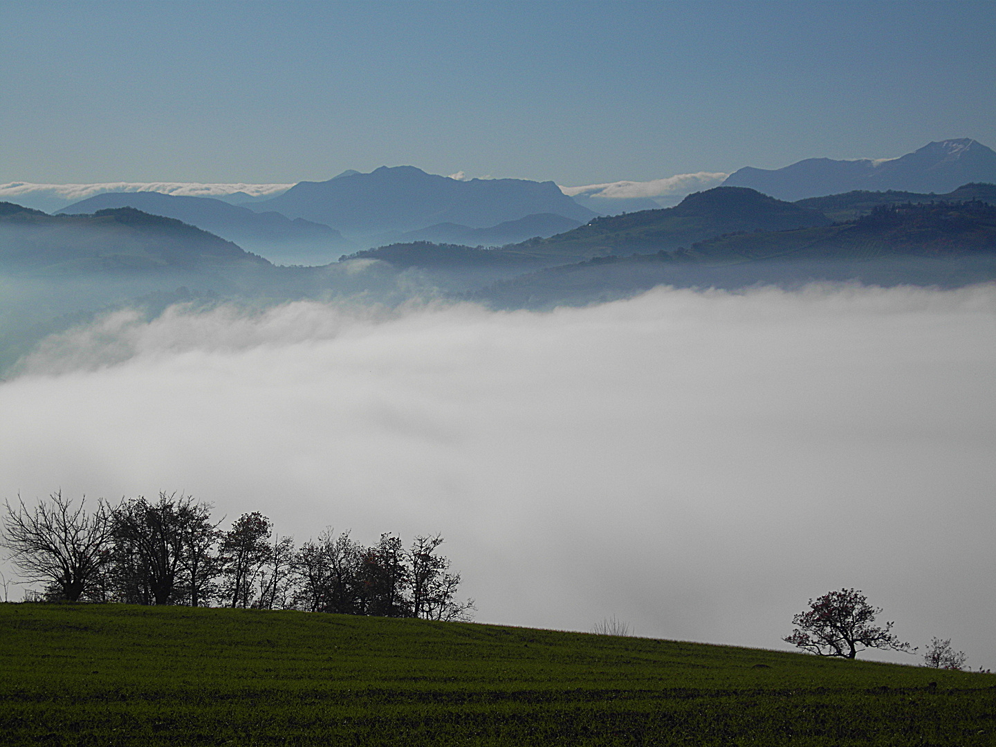 Blick auf den Apennin