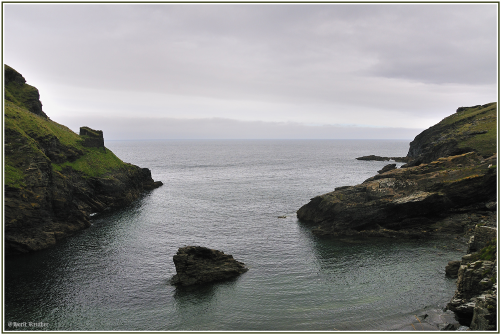 Blick auf den Atlantik bei Tintagel / Cornwall