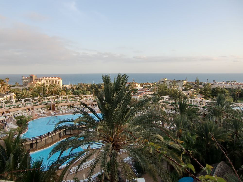 Blick auf den Atlantik in San Agustin, Gran Canaria