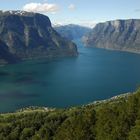 Blick auf den Aurlandsfjorden/Norwegen