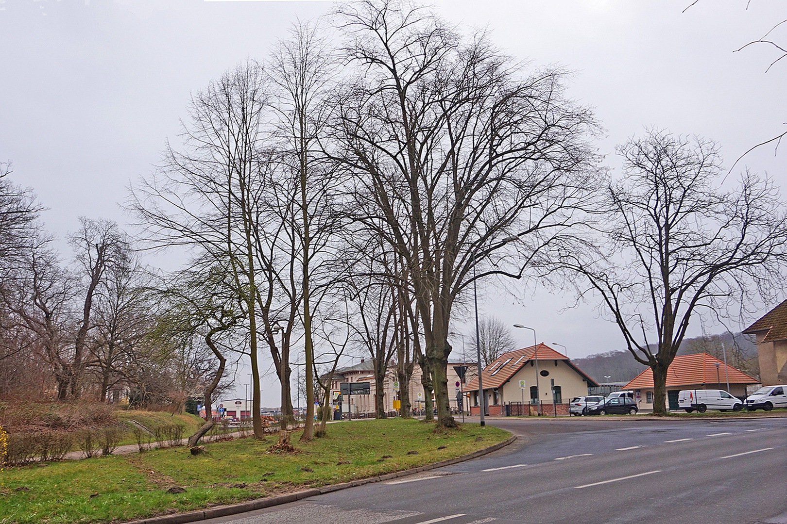 Blick auf den Bad Doberaner Bahnhof