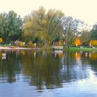 Blick auf den Bad Zwischenahner Kurpark ...