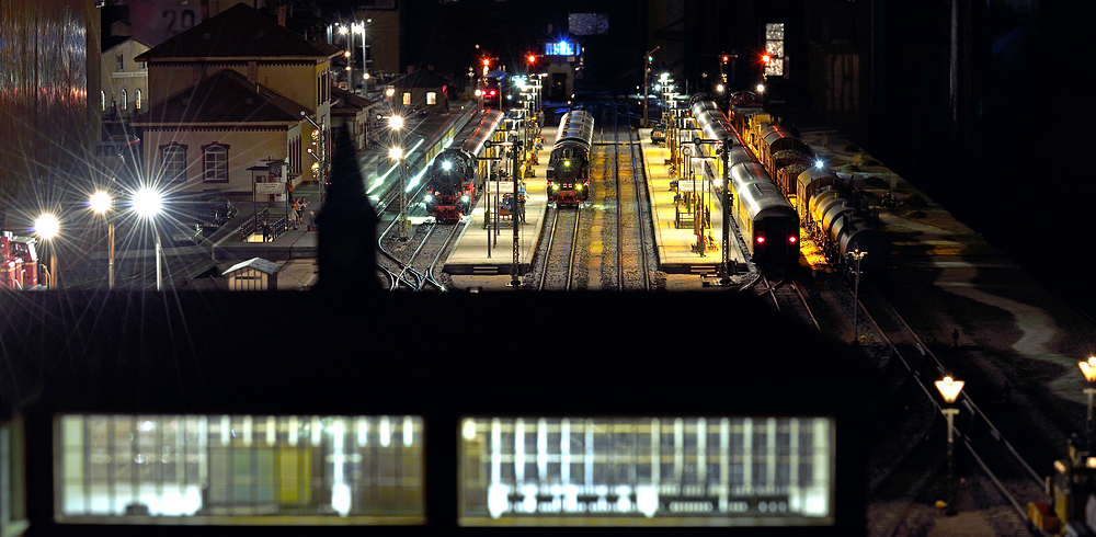 Blick auf den Bahnhof der Spur1 Freunde Suedbaden Nr.1