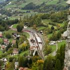 Blick auf den Bahnhof Filisur