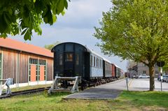 Blick auf den Bahnhof Fladungen