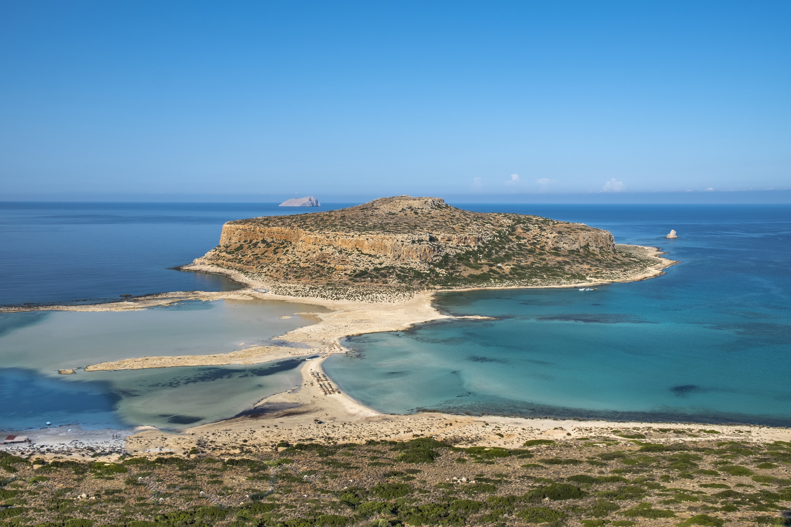 Blick auf den Balos Beach (Kreta)