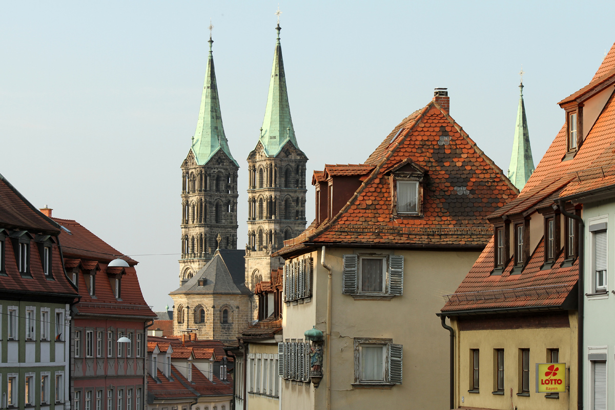 Blick auf den Bamberger Dom...