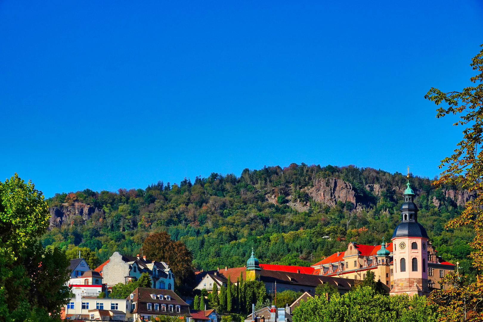 Blick auf den Battert in Baden-Baden 