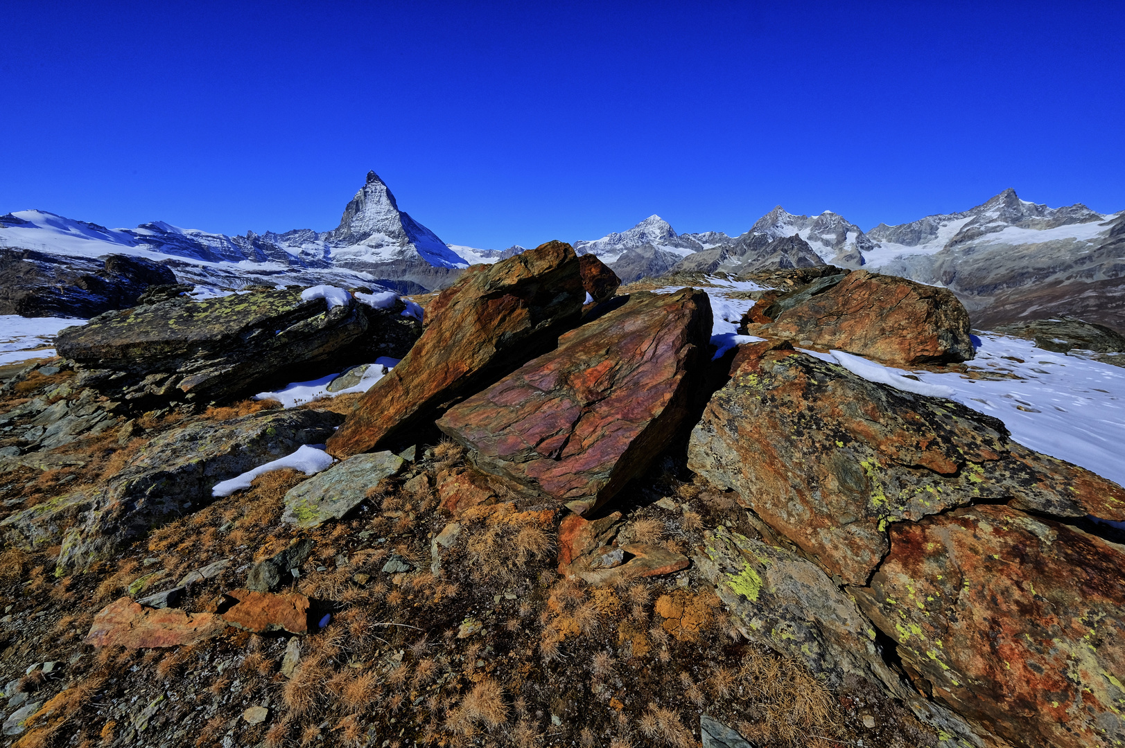 Blick auf den Berg der Berge