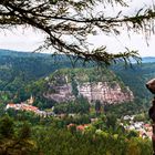 Blick auf den Berg Oybin