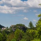 Blick auf den Berg Oybin