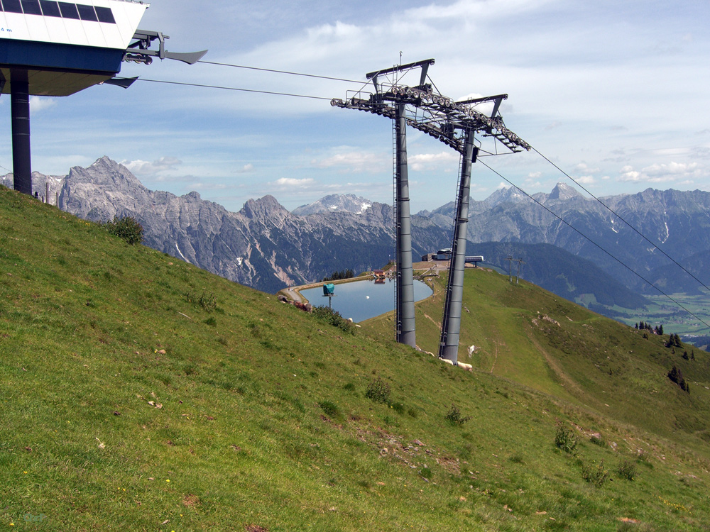 Blick auf den Bergsee