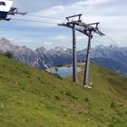 Blick auf den Bergsee