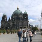 Blick auf den Berliner Dom von der Schlossbrücke